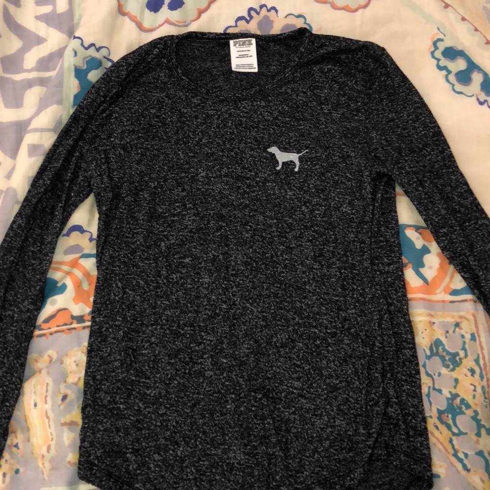 Pink Victoria Secret long sleeve sleep shirt